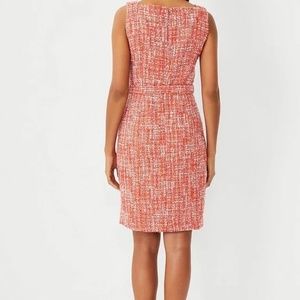 Ann Taylor Tweed Button Sheath Dress Size 8